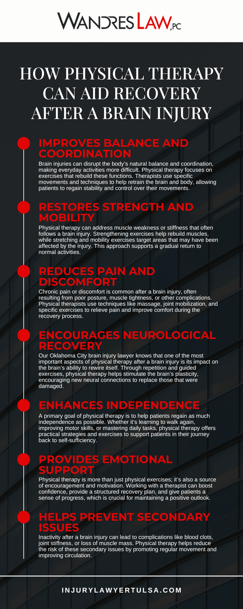 How Physical Therapy Can Aid Recovery After A Brain Injury Infographic